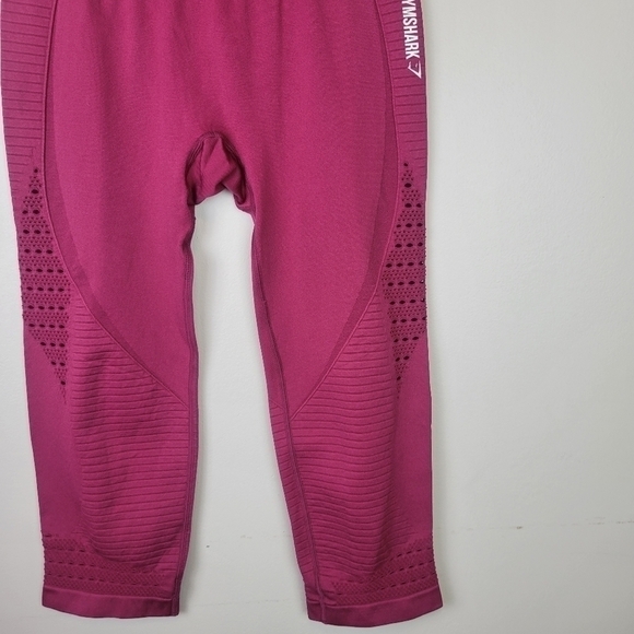 GYMSHARK Energy Seamless Leggings HIgh Waist Crop M - Picture 4 of 9